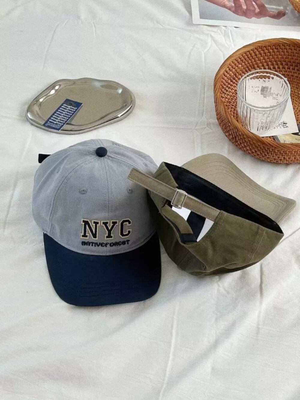Letter Embroidered Baseball Cap - Picture 6 of 7